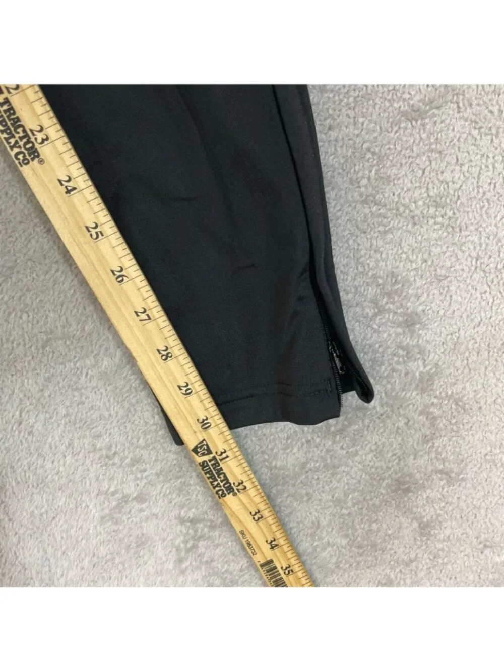 NWOT Adidas Tricot Men's S Black Track Pants Ankle Zip